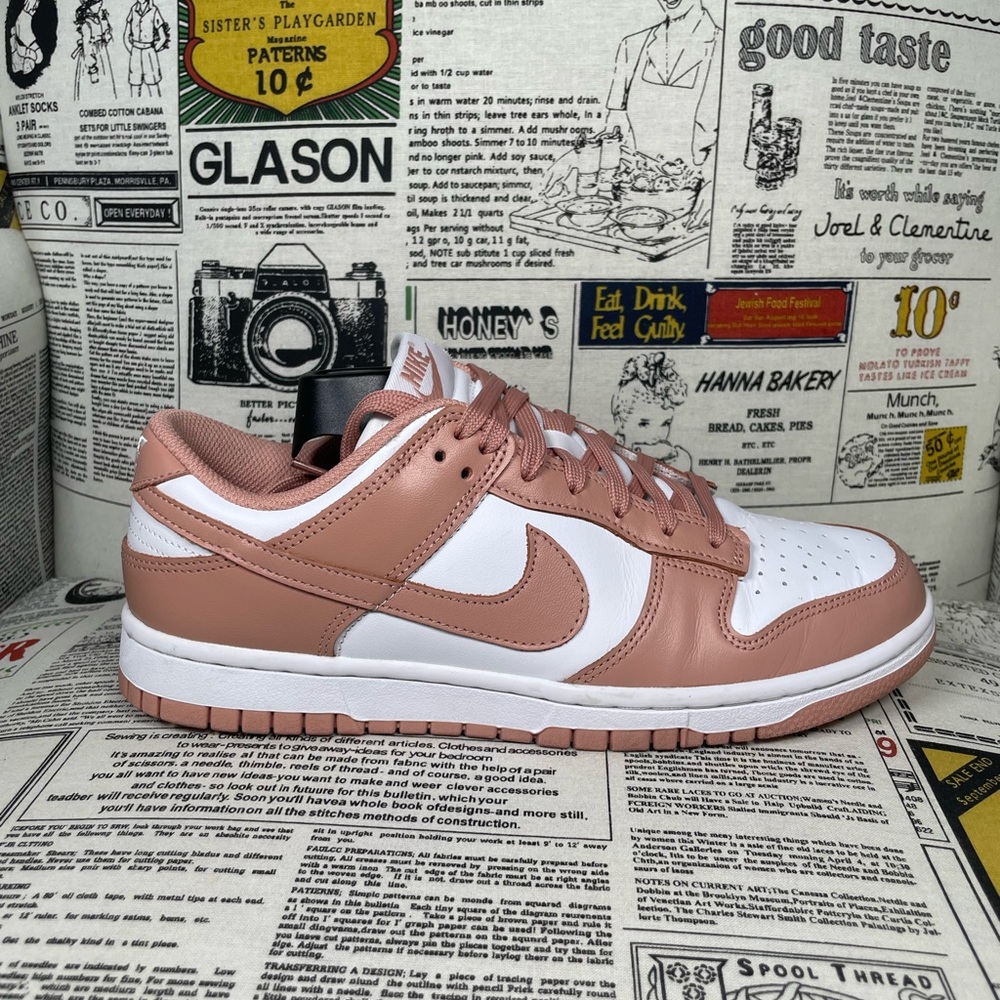 Nike Dunk Low Rose Whisper White DD1503-118 Women Size 10